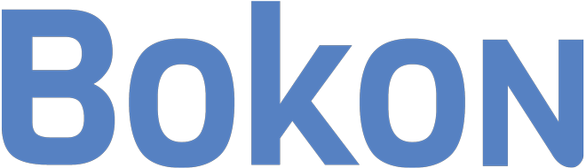 en blå logotyp 2